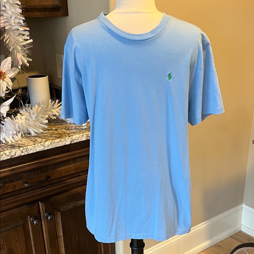 Polo Ralph Lauren Powder Blue Short Sleeve Cotton T Shirt Boys XL 18/20